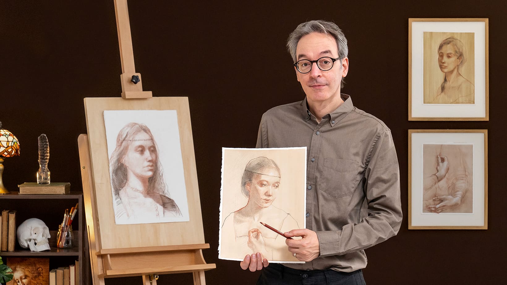 Dibujo de retrato clásico: el método del Renacimiento