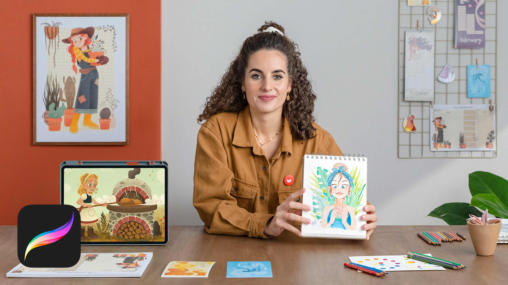 Introducción a la ilustración profesional de libros infantiles con Procreate