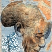 Nelson Mandela-Africa Mapa Sentimental. Ilustração tradicional projeto de Fernando Vicente - 05.12.2013