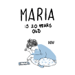 María cumple 20 años,una nueva novela gráfica. Un proyecto de Cómic de Miguel Gallardo - 22.01.2015