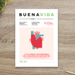 BuenaVida magazine Look & Feel . Design editorial, Design gráfico, e Design de informação projeto de relajaelcoco - 31.08.2015