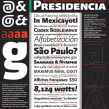 Presidencia Sans | Familia tipográfica institucional para el gobierno federal de México. Un proyecto de Tipografía de GM Meave - 18.04.2016