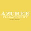 Tipografía AZUREE. Tipografia projeto de Bauertypes - 13.11.2016