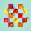 Fruit Tiles. Photograph, and Art Direction project by Paloma Rincón - 11.09.2016