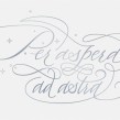 Per aspera ad astra. A T, pograph, Calligraph, and Lettering project by José Luis Coyotl Mixcoatl - 08.07.2016
