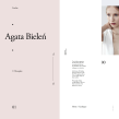 Agata Bielen (freebie). Un projet de Direction artistique, Design graphique, Design d'interaction , et Webdesign de Adrián Somoza - 08.08.2017