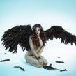 Dark Angel. Fotografia, e Retoque fotográfico projeto de Rebeca Saray - 30.03.2018