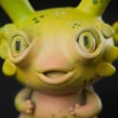 Axolotl Verde. Un proyecto de Ilustración tradicional, Diseño de personajes, Bellas Artes, Pintura y Escultura de Mitote Rodela - 30.05.2018