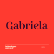 Gabriela. Un proyecto de Tipografía de Latinotype - 12.04.2019