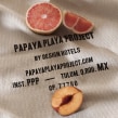Papaya Playa Project. Een project van  Br e ing en identiteit van Futura - 23.03.2019