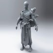 Gandam, the Pilgrim - Sculpt. Un proyecto de 3D, Escultura, Modelado 3D y Diseño de personajes 3D de David Chumilla - 31.05.2019