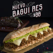 Bagui de res. Art Direction, Lighting Design, Photo Retouching, and Food Photograph project by Ernesto López (Alkimia) - 07.06.2019