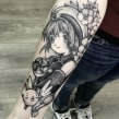Anime y caricaturas en la piel.. Illustration, and Tattoo Design project by Polilla Tattoo - 07.16.2019