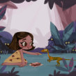 Jurassic Park  Ein Projekt aus dem Bereich Traditionelle Illustration, Digitale Illustration und Kinderillustration von Gemma Román - 07.06.2019