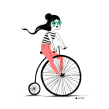 Bici. Un proyecto de Ilustración e Ilustración digital de Sara Tomate - 14.12.2019