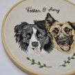 Foster & Amy . Embroider project by Valentina Castillo - 01.04.2020