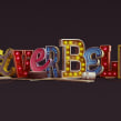 Silver Belles. Lettering 3D projeto de Thomas Burden - 12.02.2016