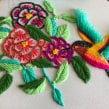 Colibrí 3D. Embroider project by Nayla Marc - 02.17.2020