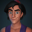 Aladdin 3D. 3D Character Design project by Miguel Miranda - 03.11.2020