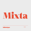 Mixta. A T, pograph, and design project by Latinotype - 02.26.2020