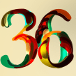 Half Japanese Numbers (36 days of type 07) 2020. Un proyecto de Diseño, Ilustración, Motion Graphics, 3D, Animación, Dirección de arte, Diseño gráfico, Tipografía, Sound Design, Animación 3D, Modelado 3D, Concept Art, Diseño 3D, Lettering digital, Lettering 3D y Diseño tipográfico de Erich Gordon - 30.03.2020