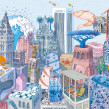 Fantastic Cities. Een project van Traditionele illustratie y  Architecturale illustratie van Carlo Stanga - 25.05.2020