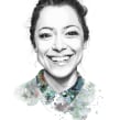 Self directed work - Portrait of Tatiana Maslany. Un proyecto de Ilustración, Dibujo a lápiz, Ilustración digital, Ilustración de retrato y Dibujo de Retrato de Amy Pearson - 31.08.2017