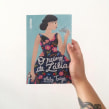 Capa bordada do livro "O Reino de Zália". Embroider, and Textile Illustration project by Andrea Orue - 10.30.2018