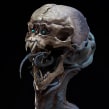 Alien Skull. 3D, 3D Modeling, and 3D Design project by Juan Novelletto - 08.19.2020