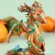 Forest Dragon in Polymer Clay. Fine Arts, Sculpture, Art To, and s project by Marisa Clemente - 09.29.2018
