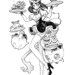 Pokemon Girls Sketch Show 2. Desenho e Ilustração digital projeto de EUDETENIS - 09.09.2020
