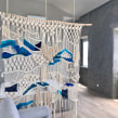 Hotel White Azores (Açores): Painéis em Macramé e Tapeçaria . Un proyecto de Artesanía y Tejido de Diana Cunha - 09.09.2020