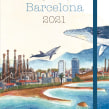 Agenda de Barcelona 2021. Un proyecto de Ilustración de Gemma Capdevila - 15.07.2020