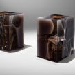 Stone Fossil Quartz, Obsidian. Design, Fine Arts, Furniture Design, Making, and Sculpture project by Studio Nucleo - Piergiorgio Robino - 10.23.2020