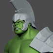 Hulk Study 3D model ZBrush. Modelagem 3D projeto de Carlos Sifuentes Haro - 19.11.2020