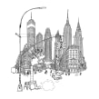 IMAGINE NEW YORK -Solo Show at Bonvini1909. Illustration, Artistic Drawing, Architectural Illustration & Ink Illustration project by Carlo Stanga - 11.20.2020