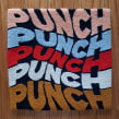 PUNCH PUNCH PUNCH PUNCH PUNCH. Design, Arts, Crafts, Lettering, and Embroider project by Caro Bello - 11.25.2020