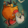 Santa is coming! . Traditional illustration, Character Design, Pencil Drawing, Drawing, Digital Illustration, Children's Illustration, and Digital Drawing project by Ed Vill - 01.05.2021