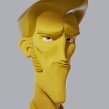 Rarible Man. Animation, Character Design, Sculpture, and 3D Character Design project by Luis Arizaga - 03.01.2021