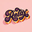 Relax. Lettering project by Aurelie Maron - 07.03.2020