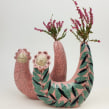 New Hand Built Vases. Design, Character Design, Painting, Sculpture, and Ceramics project by Sandra Apperloo - 03.05.2021
