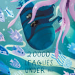 2000 Leagues Under the Sea. Digital Illustration, and Children's Illustration project by Juanita Londoño Gaviria - 10.17.2020