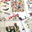 Postcards. Un proyecto de Ilustración, Pintura a la acuarela e Ilustración botánica de Inga Buividavice - 21.04.2021