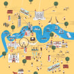 Totally Thames. Illustration, and Poster Design project by Alex Foster - 05.27.2013