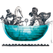 Las Balsas de Caronte. Un proyecto de Ilustración tradicional y Pintura de César Caycho - 19.05.2021