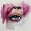 Watercolour eye study. Watercolor Painting project by Sarah Stokes - 05.21.2021
