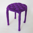 Knit-covered stools. Un progetto di Artigianato e Design e creazione di mobili di Gaia Segattini - 24.06.2021