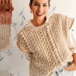 Chaleco Malva. Design, and Crochet project by Alelí Deco Crochet - 06.28.2021