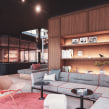 Concept Hotel - Amsterdam. Un proyecto de Arquitectura, Arquitectura interior e Infografía de Majo Mora Carmona - 06.06.2019