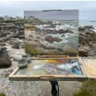 Pleinair Malausflug in die Bretagne (plein air painting trip to Brittany). Oil Painting project by Yo Rühmer - 07.05.2021